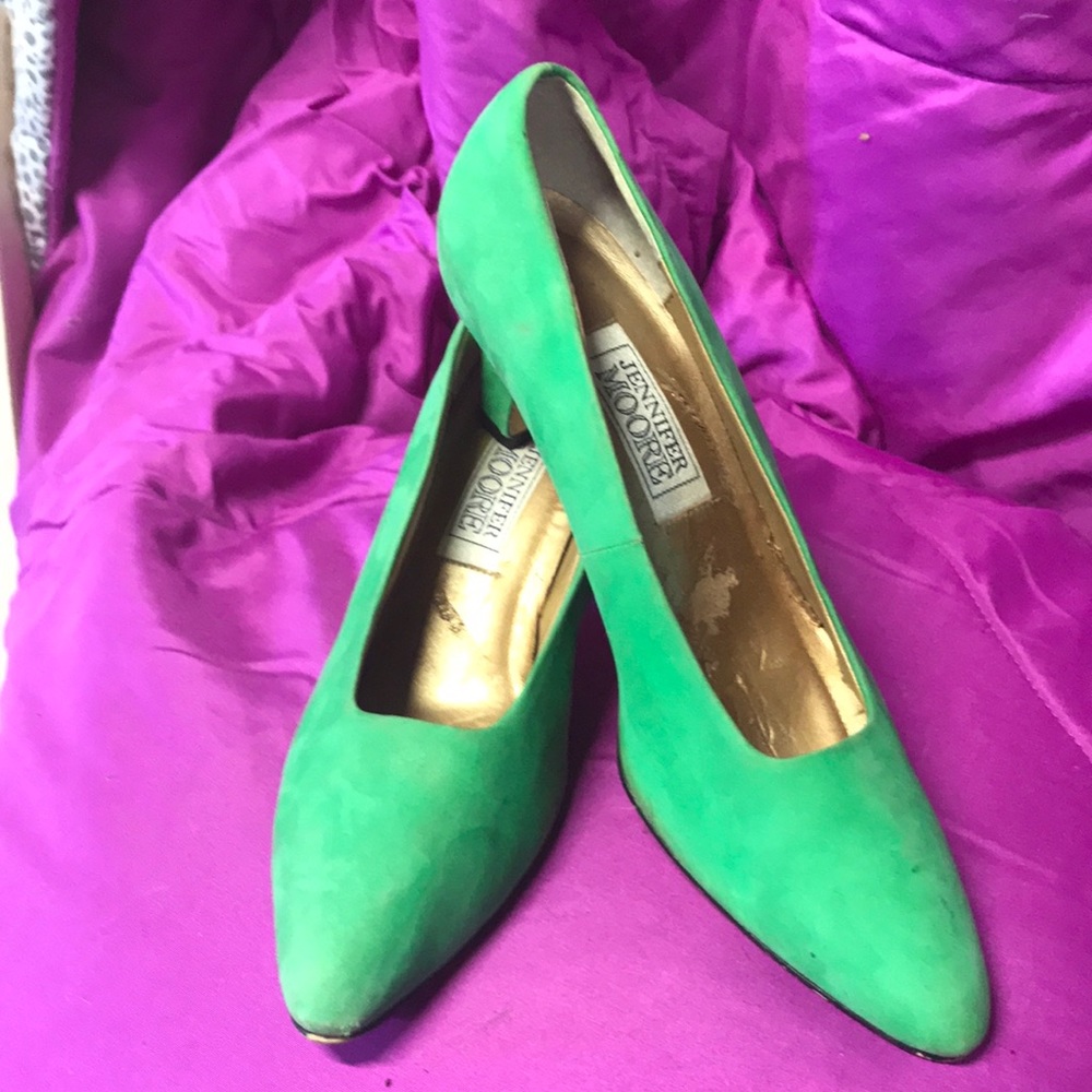 Kelly Green 1 1/2” heel by Jennifer Moore Kelly
